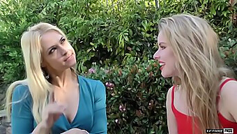 Lilly Lit And Sarah Vandella, Despite Their Familial Ties, Indulge In A Wild Threesome With Multiple Partners