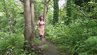 Voluptuous Tatjana Enjoys Outdoor Anal Pleasure