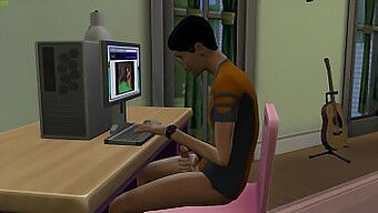 Stepmother Discovers Her Teenage Son Viewing Pornography And Assisting Him In Experiencing Sexual Pleasure For The First Time