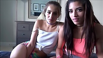 Two Latina Teens Seduce Their Landlord For Rent In College Dorm