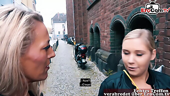 A Mature German Woman With Large Breasts Seduces A Young Girl For Lesbian Intimacy, Featuring Fingering And Female Pleasure