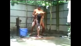 Bengali Bhabhi Neha'S Outdoor Bath Turns Into Naughty Encounter With Street Boy