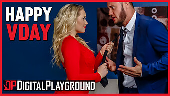 Danny Mountain Og Mia Malkova Hengir Seg Til Lidenskapelig Valentinsdag-Sminkesex