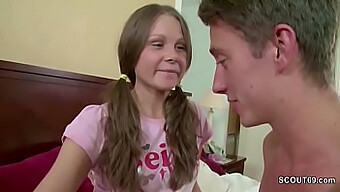 Young Step-Sister Seduced By Her Brother And He Ejaculates Inside Her