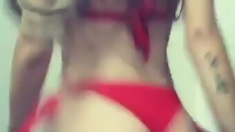 Katrina Kraven'S Seductive Dance In A Sexy Red Thong