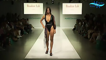 Skinny Teens Strut In Lingerie For The Finale