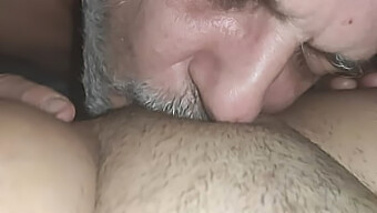 Furious Mud'S Luna Gets Her Wet And Hairy Pussy Devoured By An Older Man