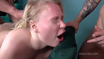 Nicole, The Seduced Blonde, Experiences Double Pussy Dp And Intense Anal Pleasure