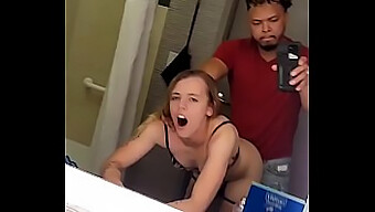 Petite Sorority Girl Engages In Sexual Activity With Freshman In Hotel Restroom After Meeting At College Town Club