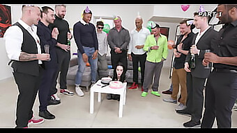 Anna De Ville'S Extreme Birthday Celebration With Intense Rough Sex And Gapping