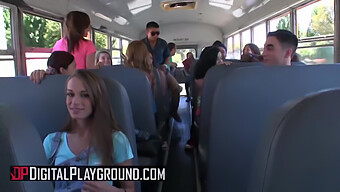 Kaci Lynn Takes Control From Bus Driver In Steamy Encounter